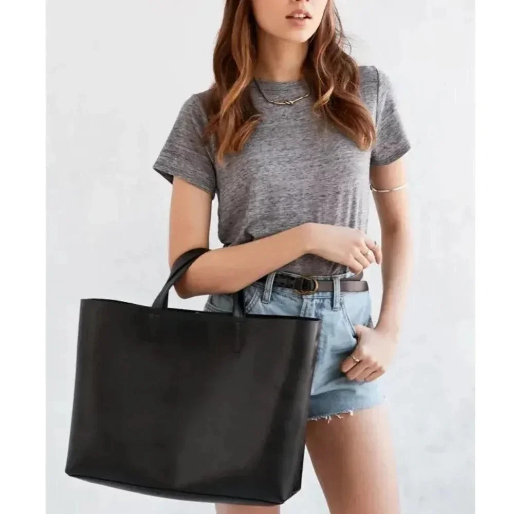 Silence + Noise Jule Oversized Tote Bag Grey Color